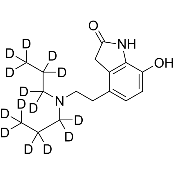 7-Hydroxy Ropinirole-d<sub>14</sub> Chemical Structure