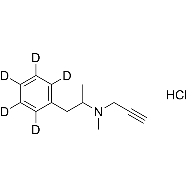 (Rac)-Selegiline-d5 hydrochloride Chemical Structure