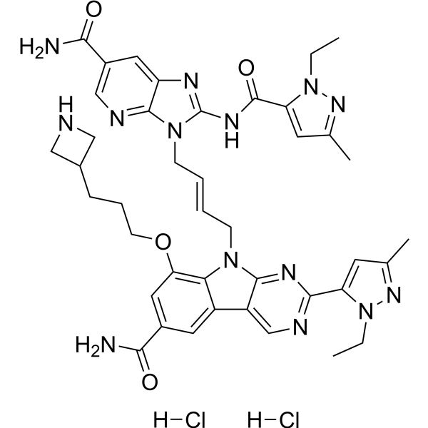 STING agonist-8 dihydrochloride Chemical Structure