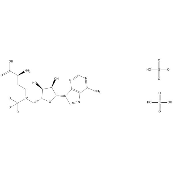 S-(5’-Adenosyl)-L-methionine-d3 disulfate Chemical Structure