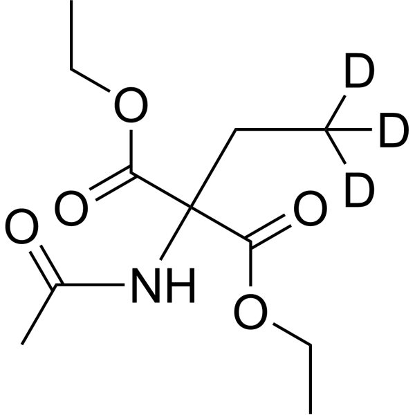 Diethyl 2-ethyl-2-acetamidomalonate-d3 Chemical Structure