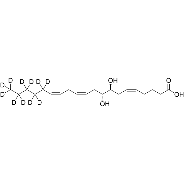 (±)8,9-DiHETrE-d<sub>11</sub> Chemical Structure