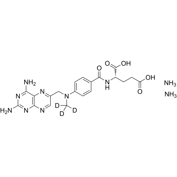Methotrexate-d<sub>3</sub> diammonium Chemical Structure