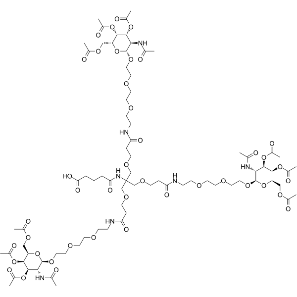 Tri(TLR4-IN-<em>C</em>34-PEG2-amide-PEG1)-amide-<em>C</em><em>3</em>-COOH