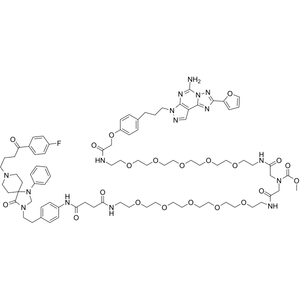 Heterobivalent ligand-1 Chemical Structure
