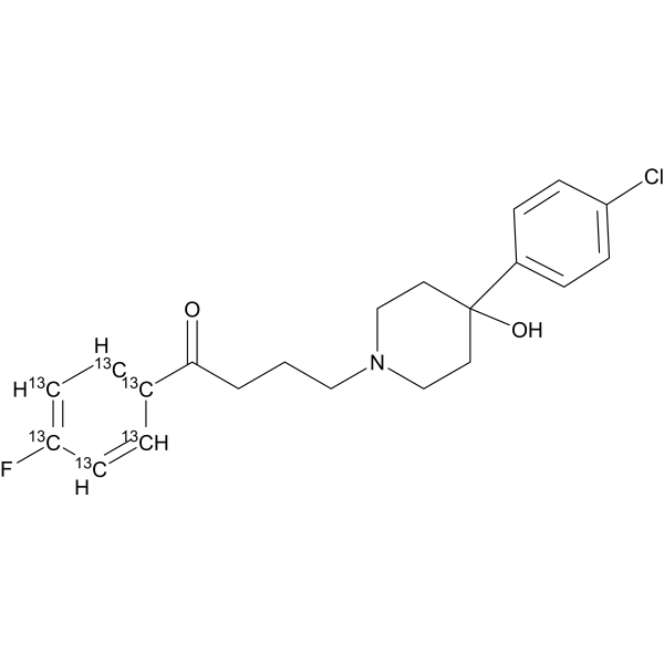 Haloperidol-<sup>13</sup>C<sub>6</sub> Chemical Structure