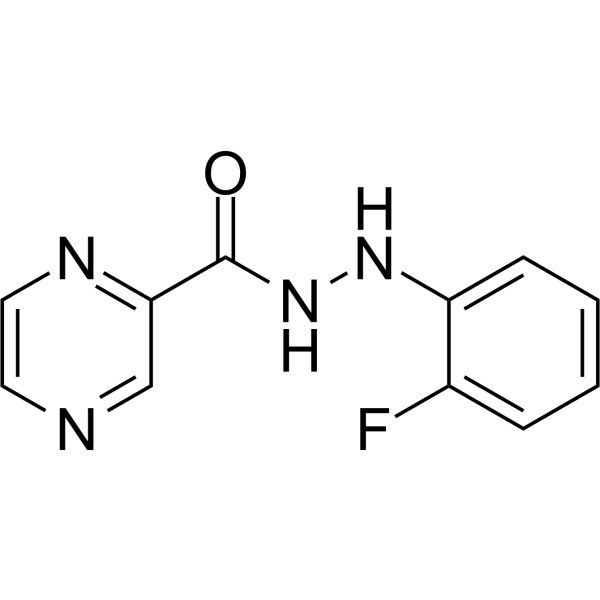 N'-(2-Fluorophenyl)pyrazine-2-carbohydrazide Chemical Structure