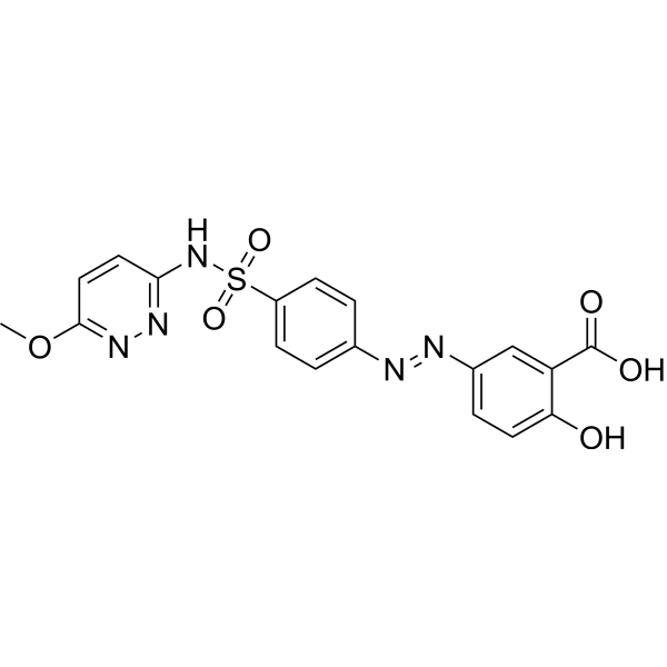 Salazopyridazine Chemical Structure