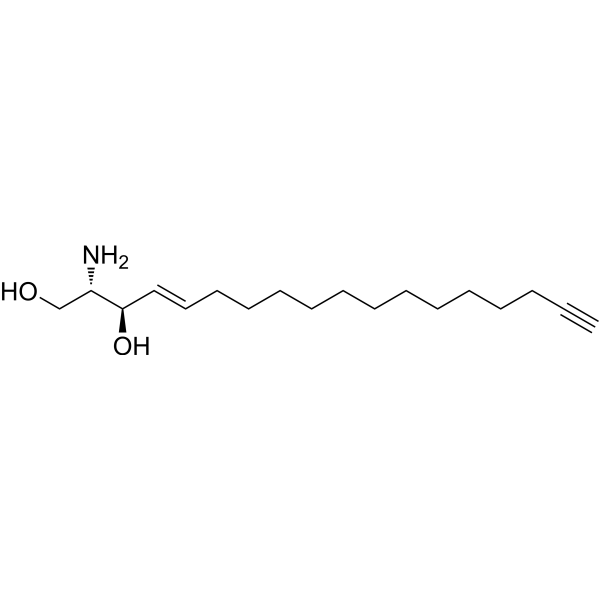 Sphingosine (d18:1) alkyne Chemical Structure