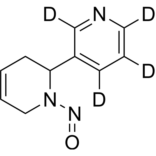 N-Nitrosoanatabine-d<sub>4</sub> Chemical Structure
