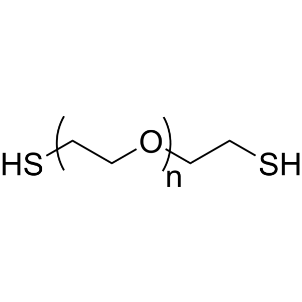 HS-PEG-SH (MW 3400) Chemical Structure