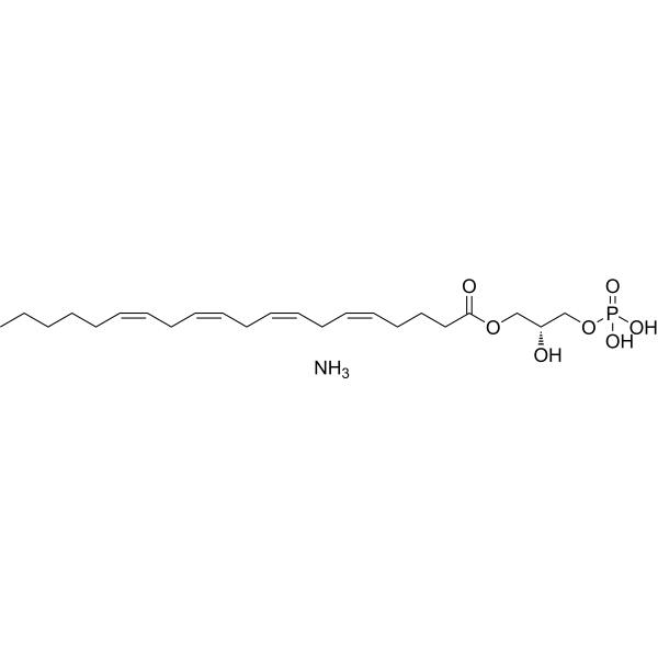 1-Arachidonoyl-sn-glycerol 3-phosphate ammonium Chemical Structure