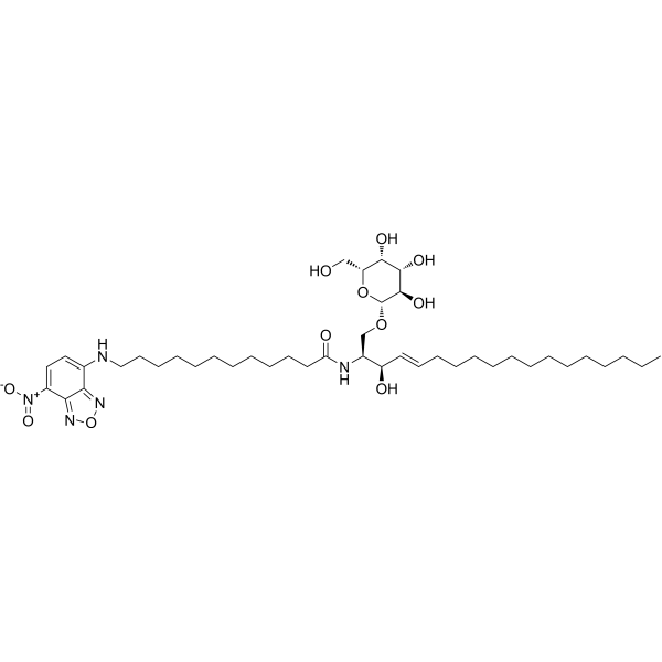 C12 NBD Galactosylceramide Chemical Structure