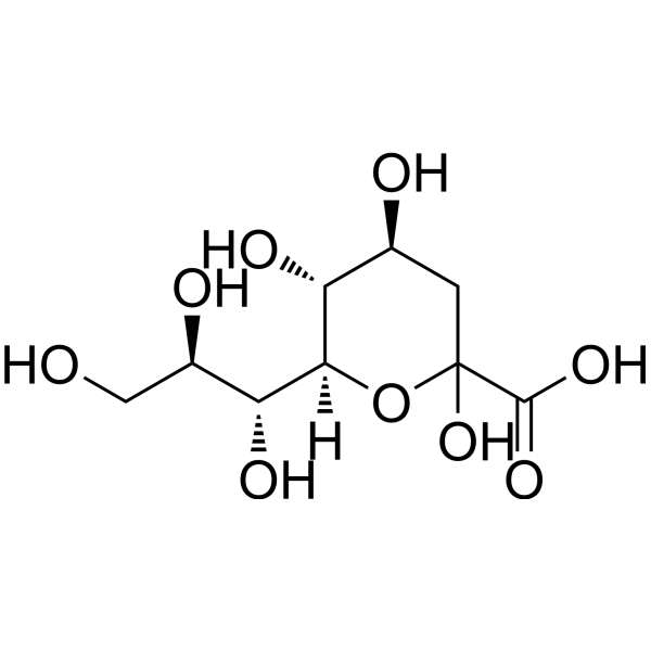 3-Deoxy-D-glycero-D-galacto-2-nonulosonic acid Chemical Structure