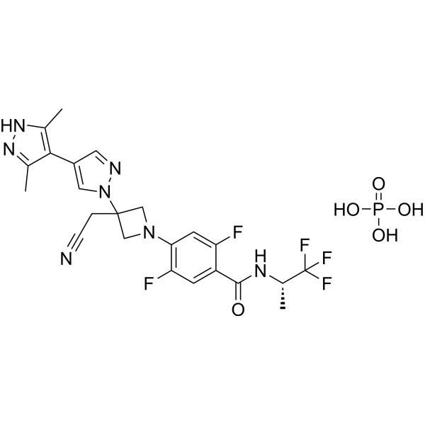 Povorcitinib phosphate Chemical Structure