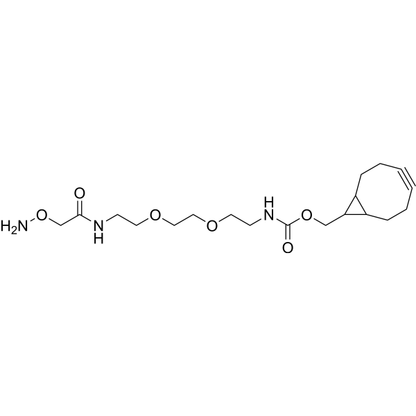 Aminooxy-PEG2-BCN Chemical Structure