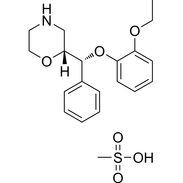 (<em>R,R)-Reboxetine</em> mesylate