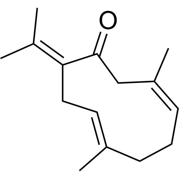 cis,trans-Germacrone Chemical Structure