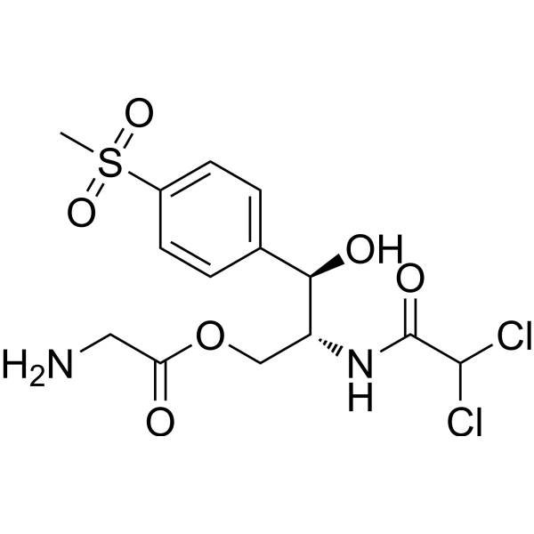 Thiamphenicol glycinate Chemical Structure