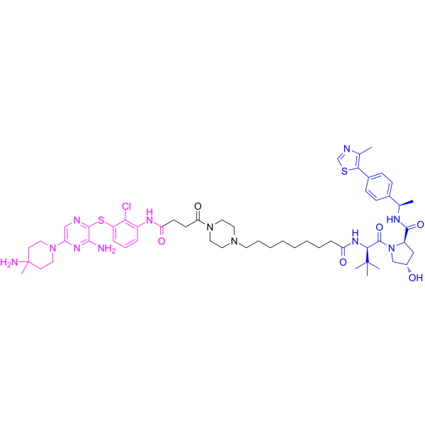 SHP2 protein degrader-2 Chemical Structure