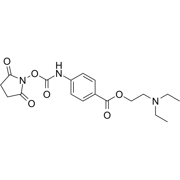 NHS-NH-(diethylamino)ethyl benzoate Chemical Structure
