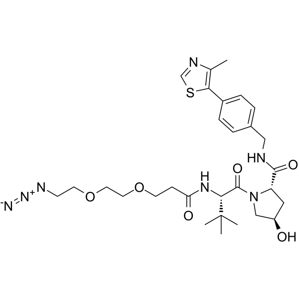 Azido-PEG2-VHL Chemical Structure