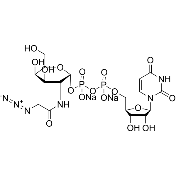 UDP-GalNAz disodium Chemical Structure