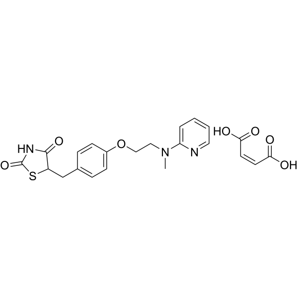 Rosiglitazone maleate (Standard) Chemical Structure