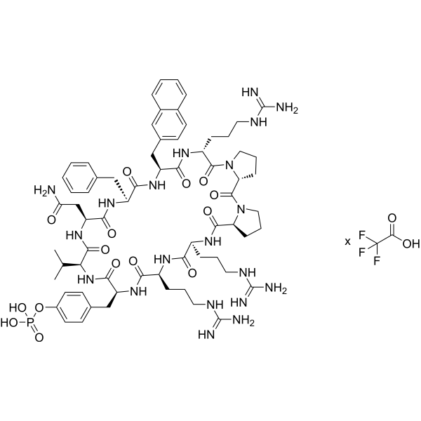 Grb2 SH2 domain inhibitor 1 TFA Chemical Structure
