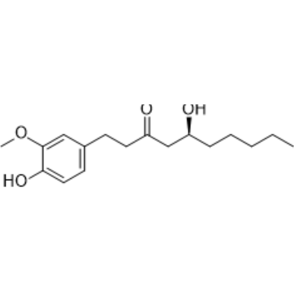 [6]-Gingerol Chemical Structure