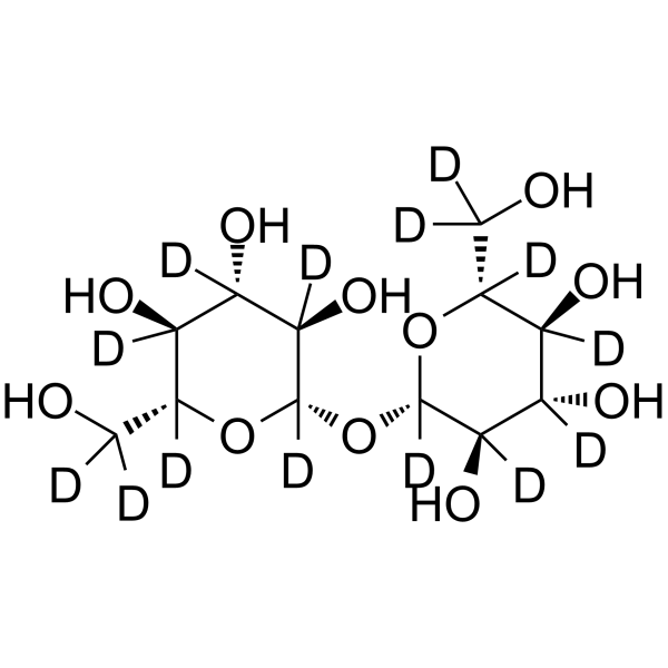 β,β-Trehalose-d14 Chemical Structure
