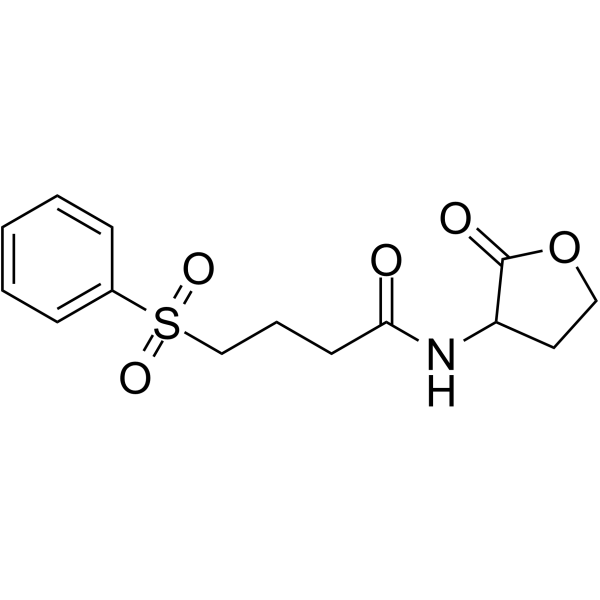 PqsR/LasR-IN-3 Chemical Structure