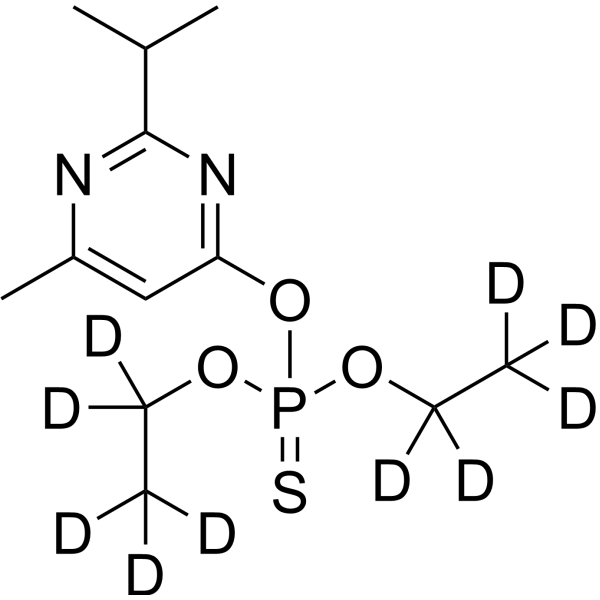 Diazinon-d<sub>10</sub> Chemical Structure