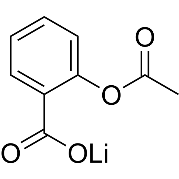 Aspirin lithium Chemical Structure