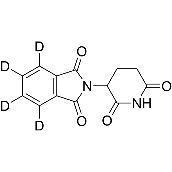 Thalidomide-d<sub>4</sub> Chemical Structure