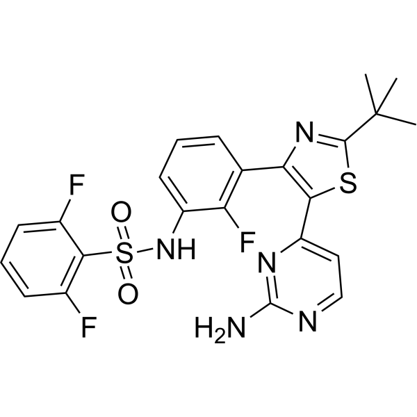 Dabrafenib Chemical Structure