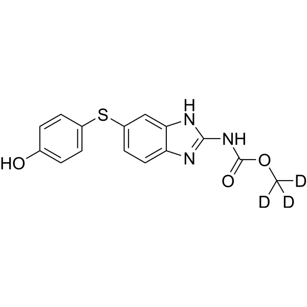 Hydroxyfenbendazole-d<sub>3</sub> Chemical Structure