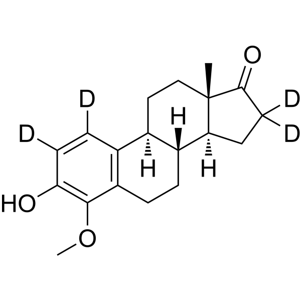 4-Methoxy estrone-d<sub>4</sub> Chemical Structure