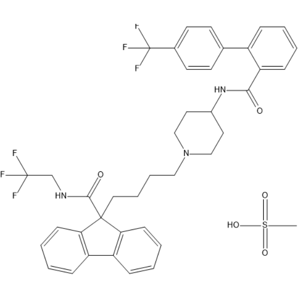 Lomitapide mesylate Chemical Structure