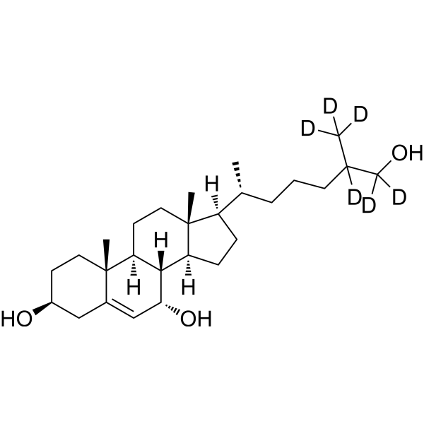 <em>7</em>α,27-Dihydroxycholesterol-d6