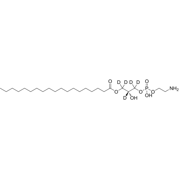 19:0 Lyso PE-d<sub>5</sub> Chemical Structure