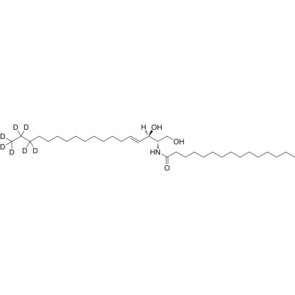 N-Pentadecanoyl-D-erythro-sphingosine-d<em>7</em>