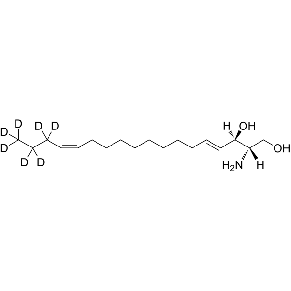 4E,14Z-Sphingadiene-d<sub>7</sub> Chemical Structure