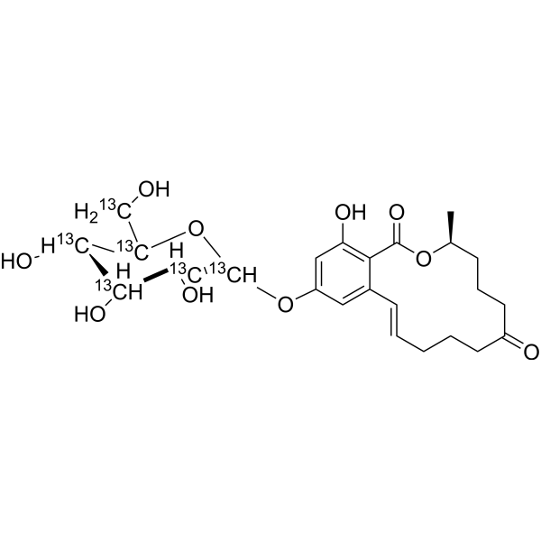 Zearalenone-14-<em>O</em>-β-glucoside-13C6