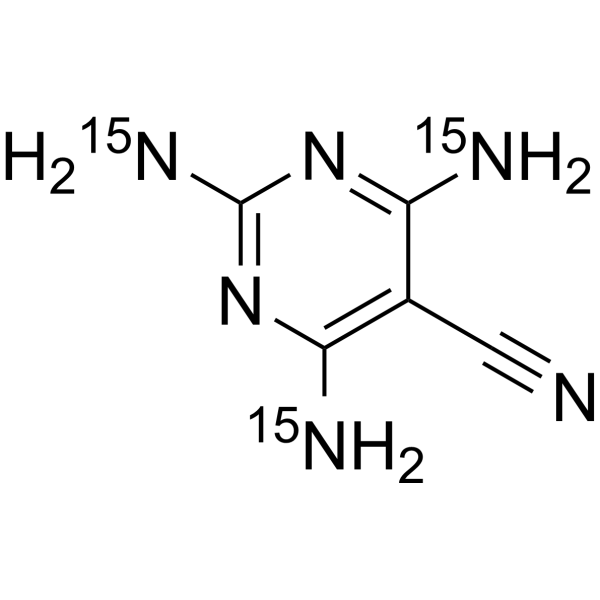 Descyclopropyl-dicyclanil-<sup>15</sup>N<sub>3</sub> Chemical Structure