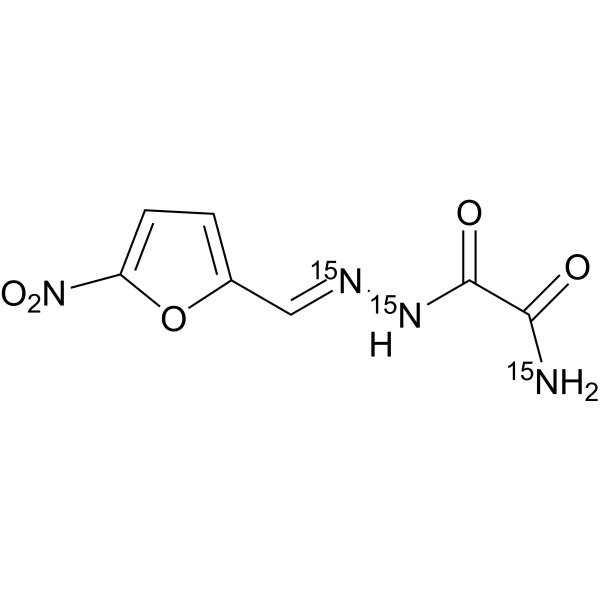 Nifuraldezone-<sup>15</sup>N<sub>3</sub> Chemical Structure