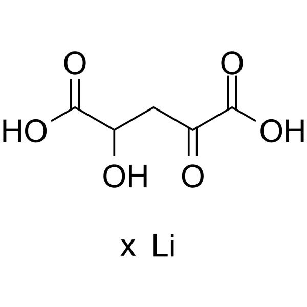 DL-4-Hydroxy-2-ketoglutarate lithium Chemical Structure