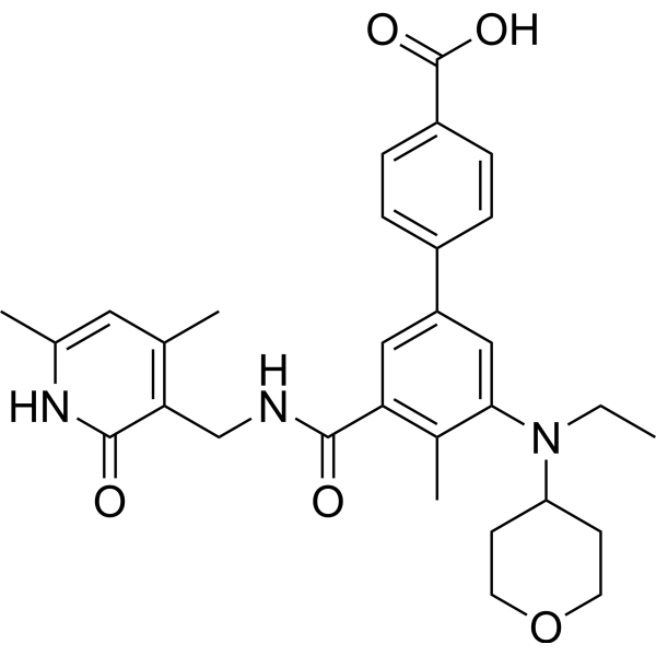 Tazemetostat de(methyl morpholine)-COOH