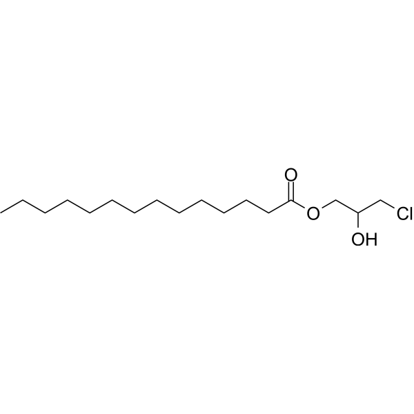 1-Myristoyl-3-chloropropanediol Chemical Structure