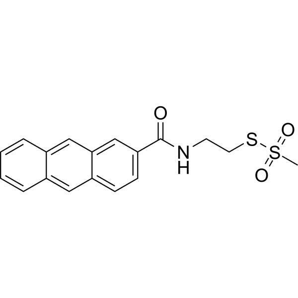 2-Carboxyanthracene MTSEA amide Chemical Structure
